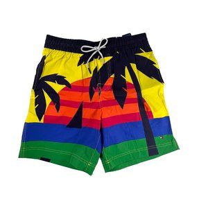 TOMMY HILFIGER Hawaian Sunset Tropical Swim Trunks